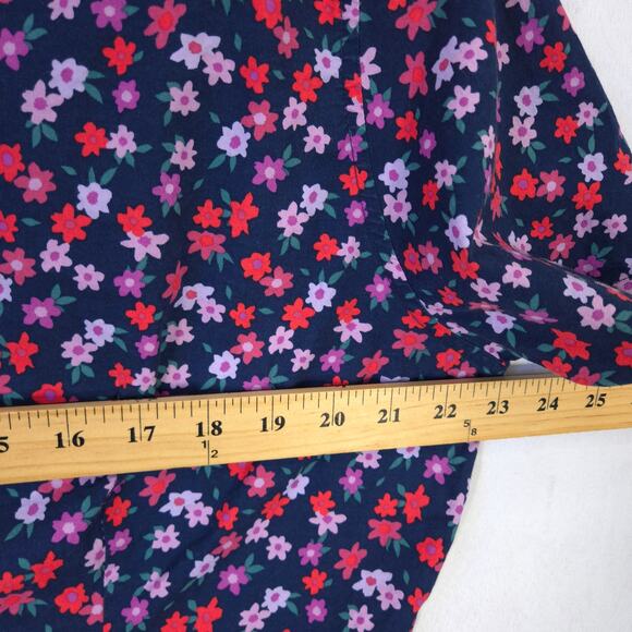 Bonobos Shirt Mens L Navy Multi Floral Riviera Athletic Fit Stretch Short Sleeve - Picture 6 of 9